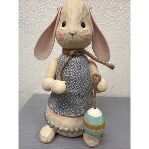 Jim Shore River’s End Bunny 2015 Enesco #4051564 Easter Decoration Figurine